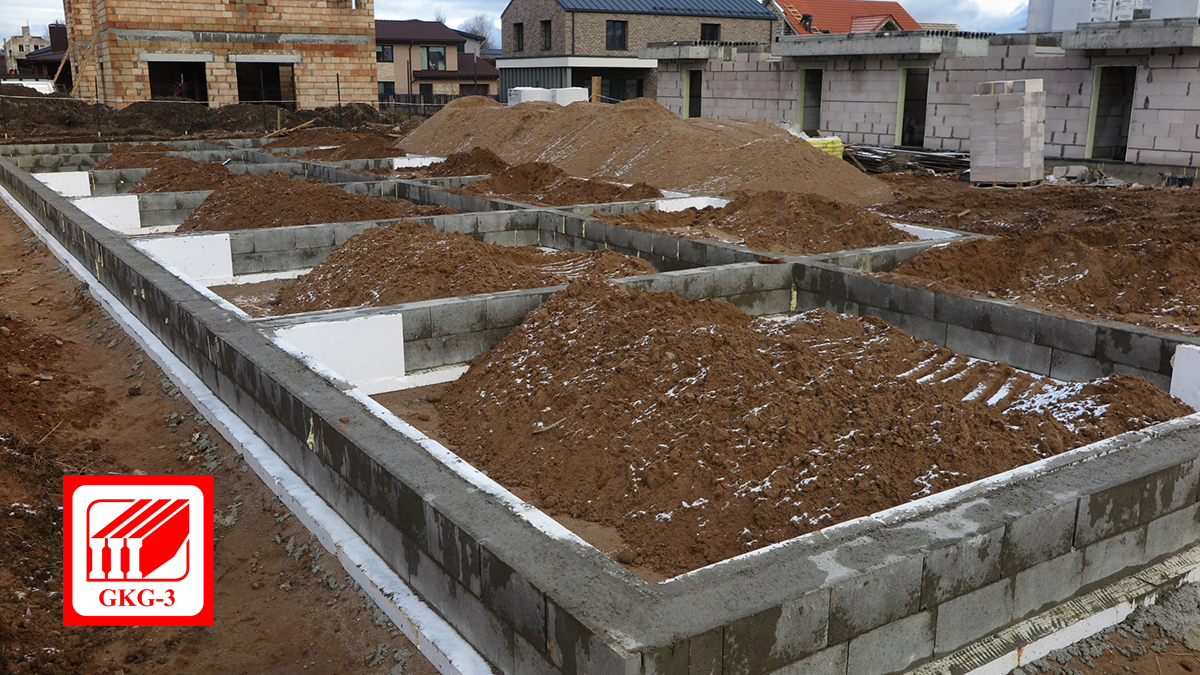 Betoniniai blokeliai pamatams