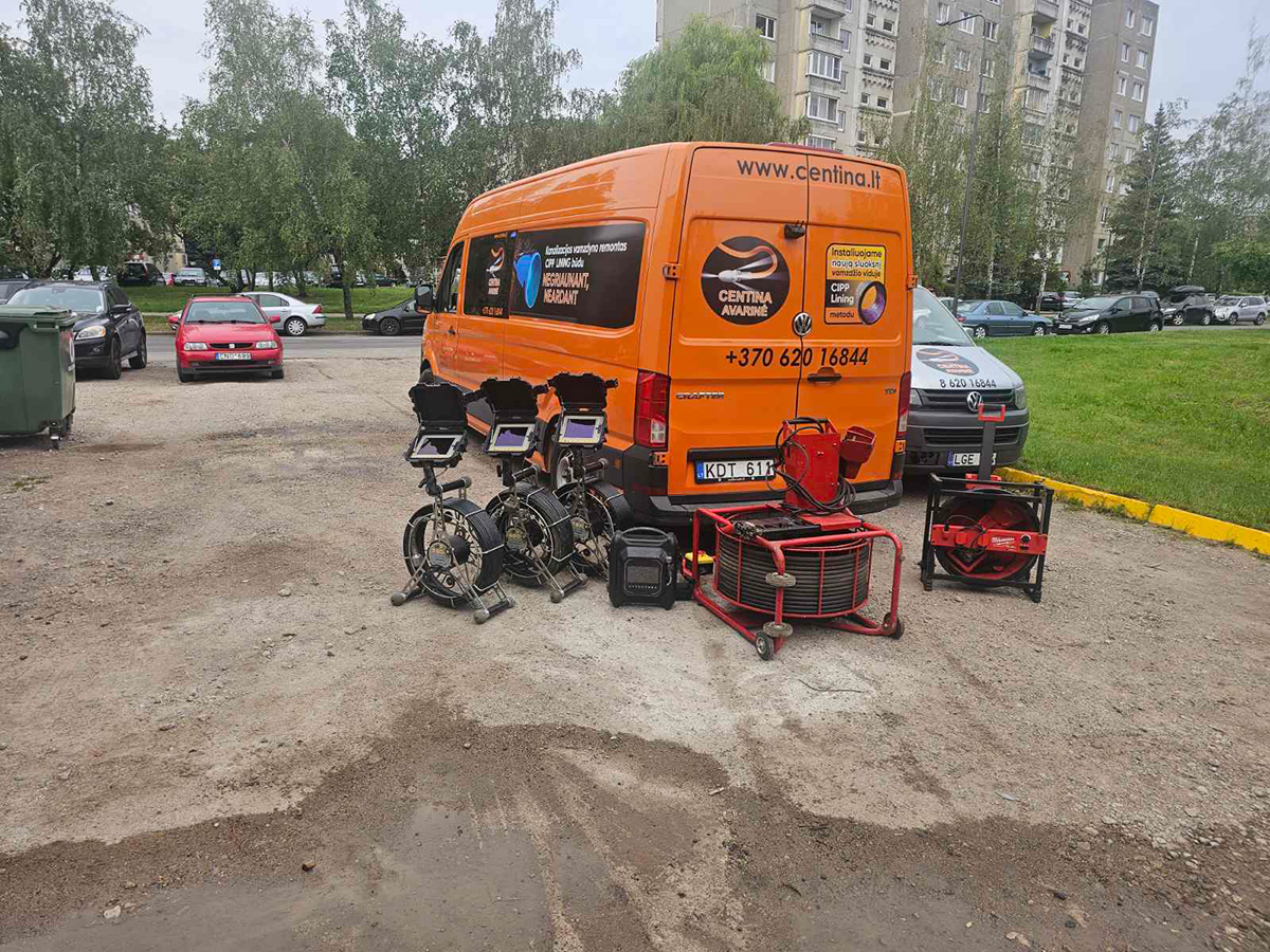 kanalizacijos vamzdžių remontas Kaune