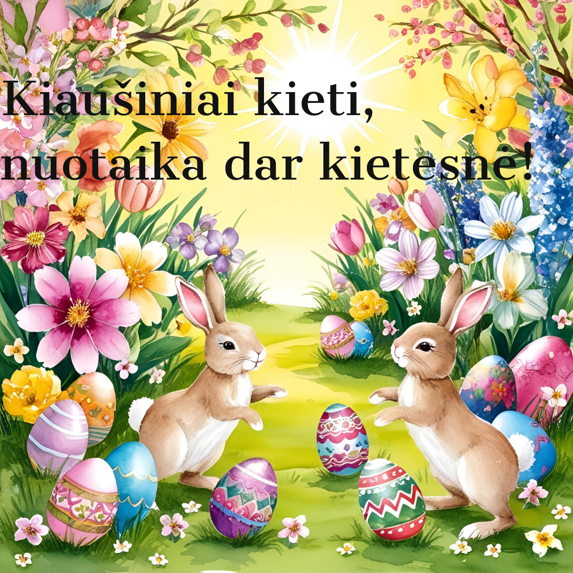 juokingi velykiniai sveikinimai