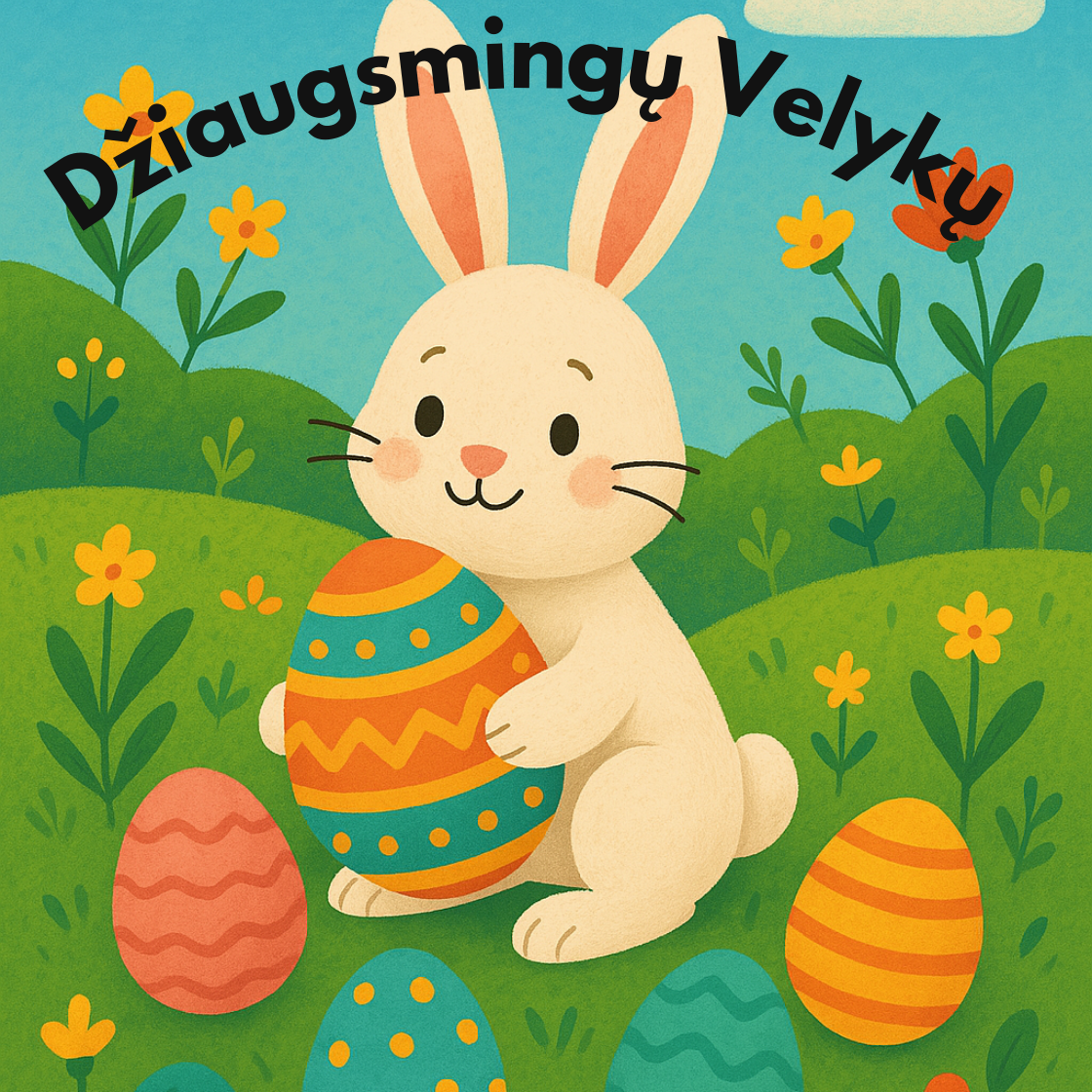 velykiniai sveikinimai vaikams