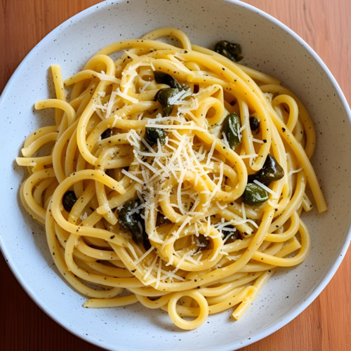 makaronai cacio e pepe