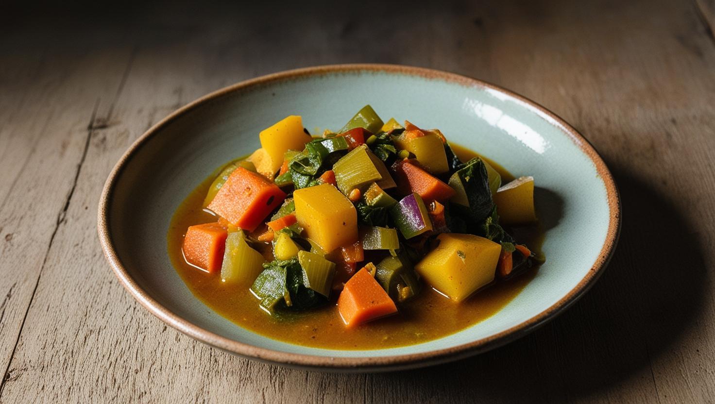 vegetariskas darzoviu troskinys