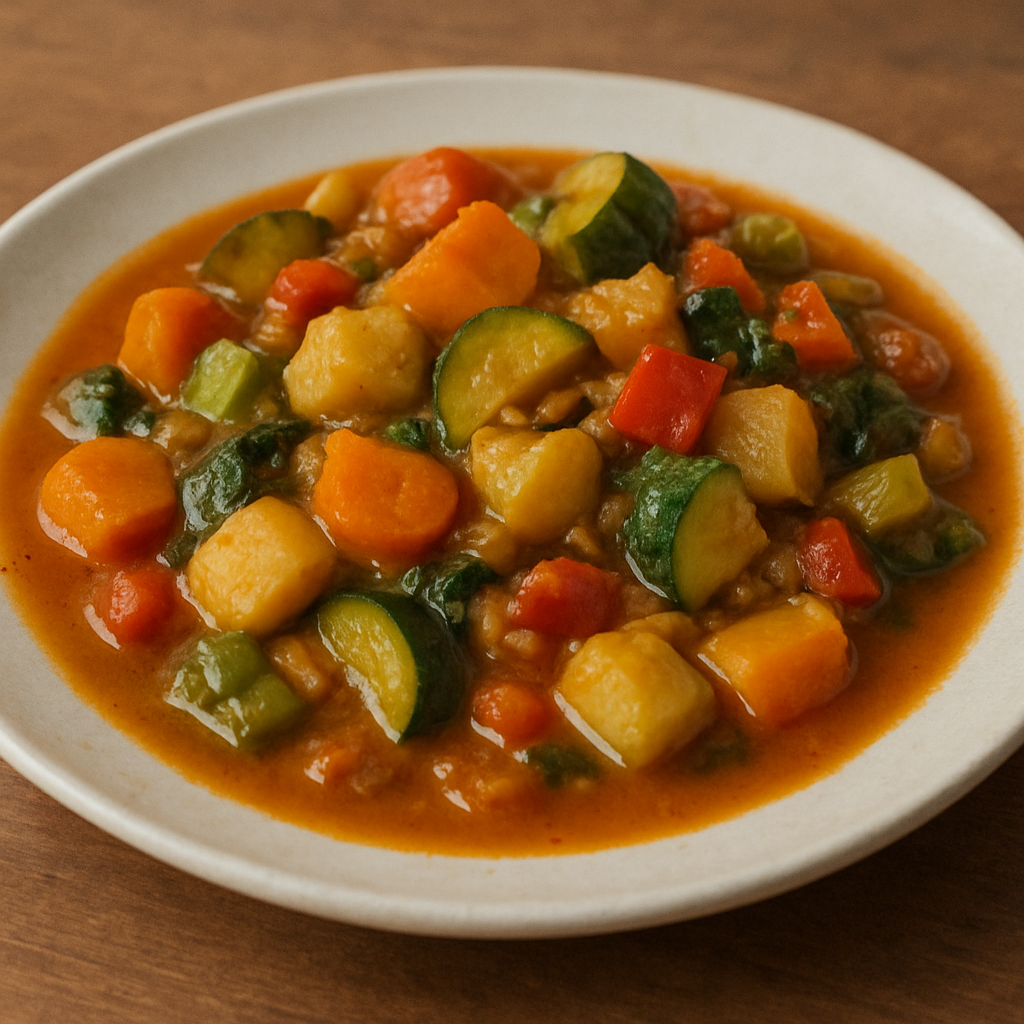 vegetariskas darzoviu troskinys
