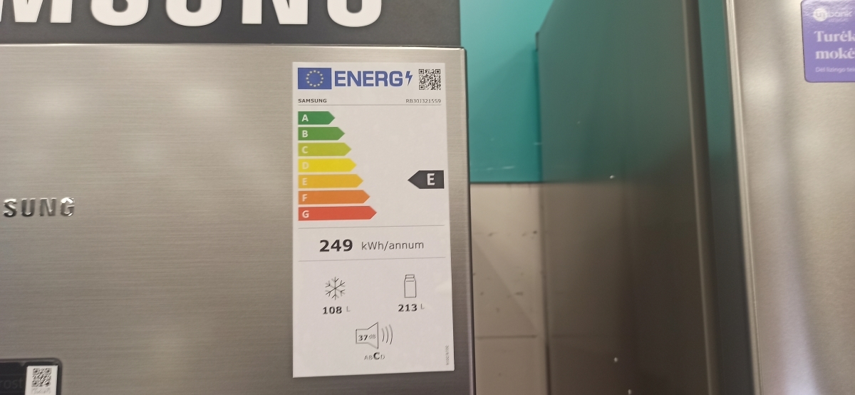 Šaldytuvo energijos naudojimas 