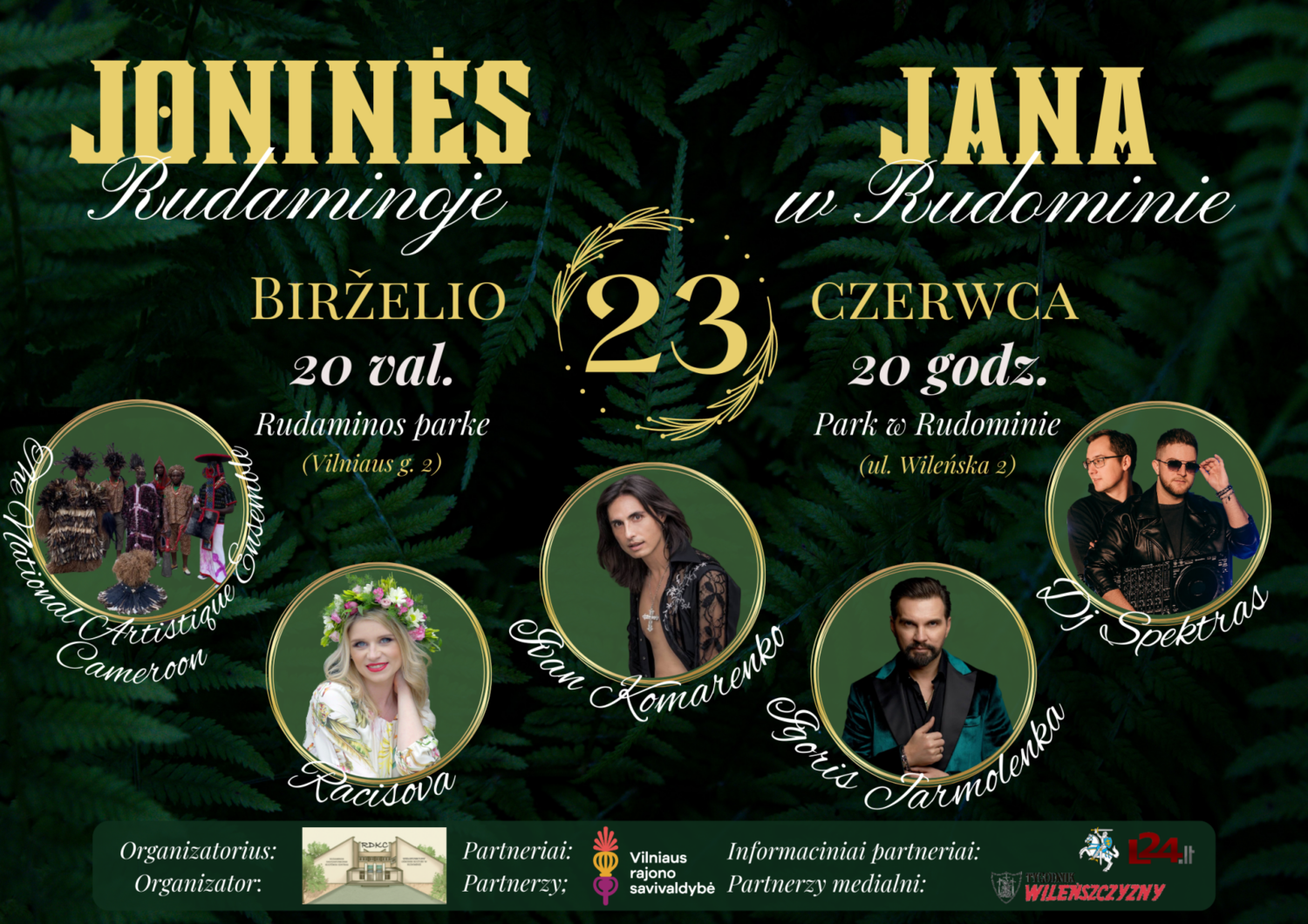 Šventinis Joninių minėjimas Rudaminoje