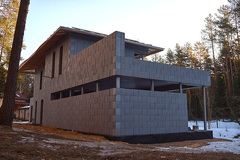 namo statyba iš polistireno blokelių