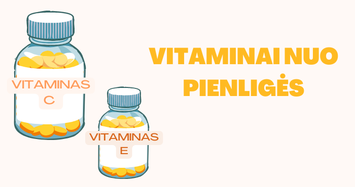 Vitaminai nuo pienligės