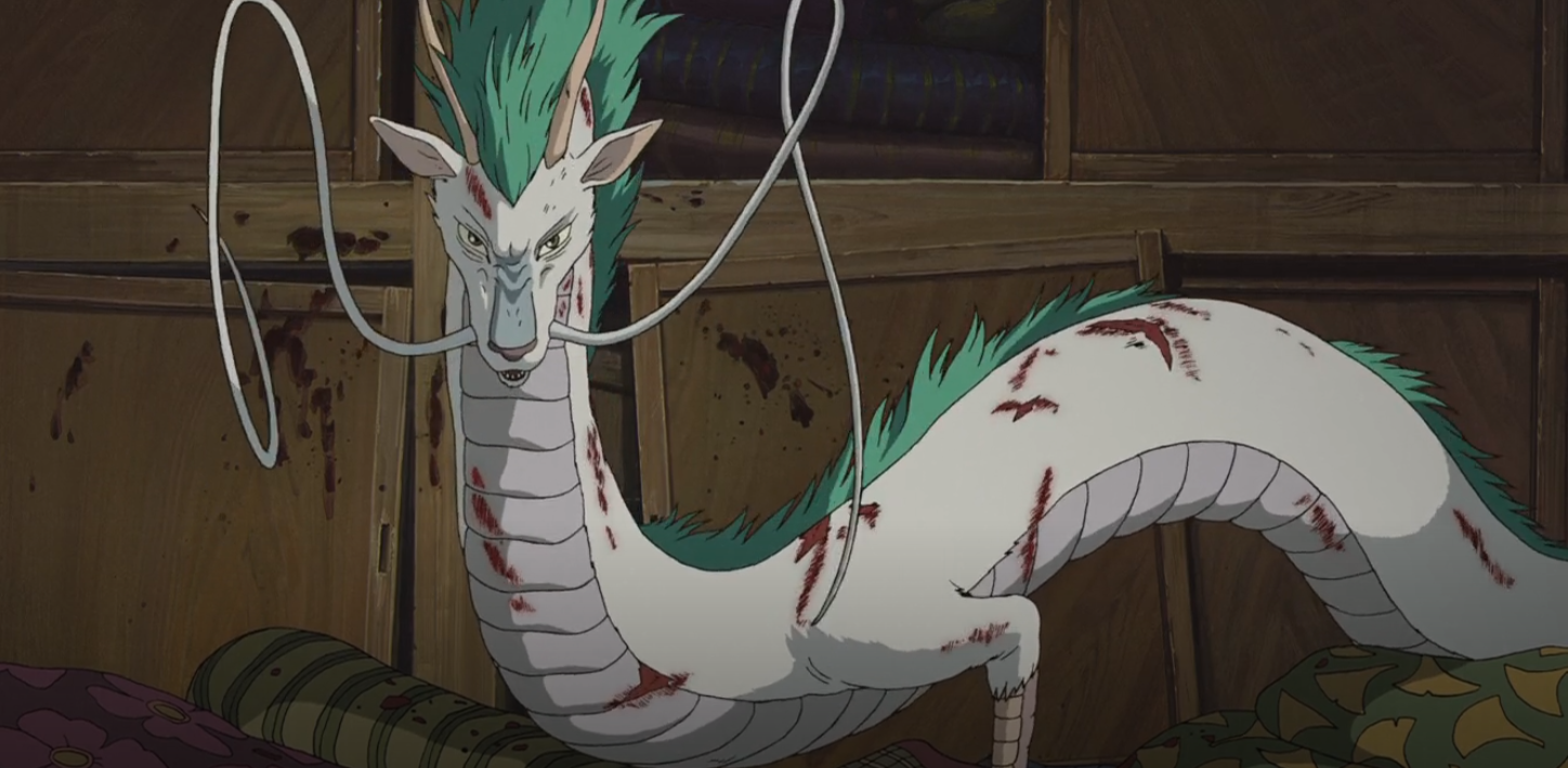 Japoniškas animacinis fantastinis filmas Stebuklingi Šihiros nuotykiai Dvasių pasaulyje - Spirited Away