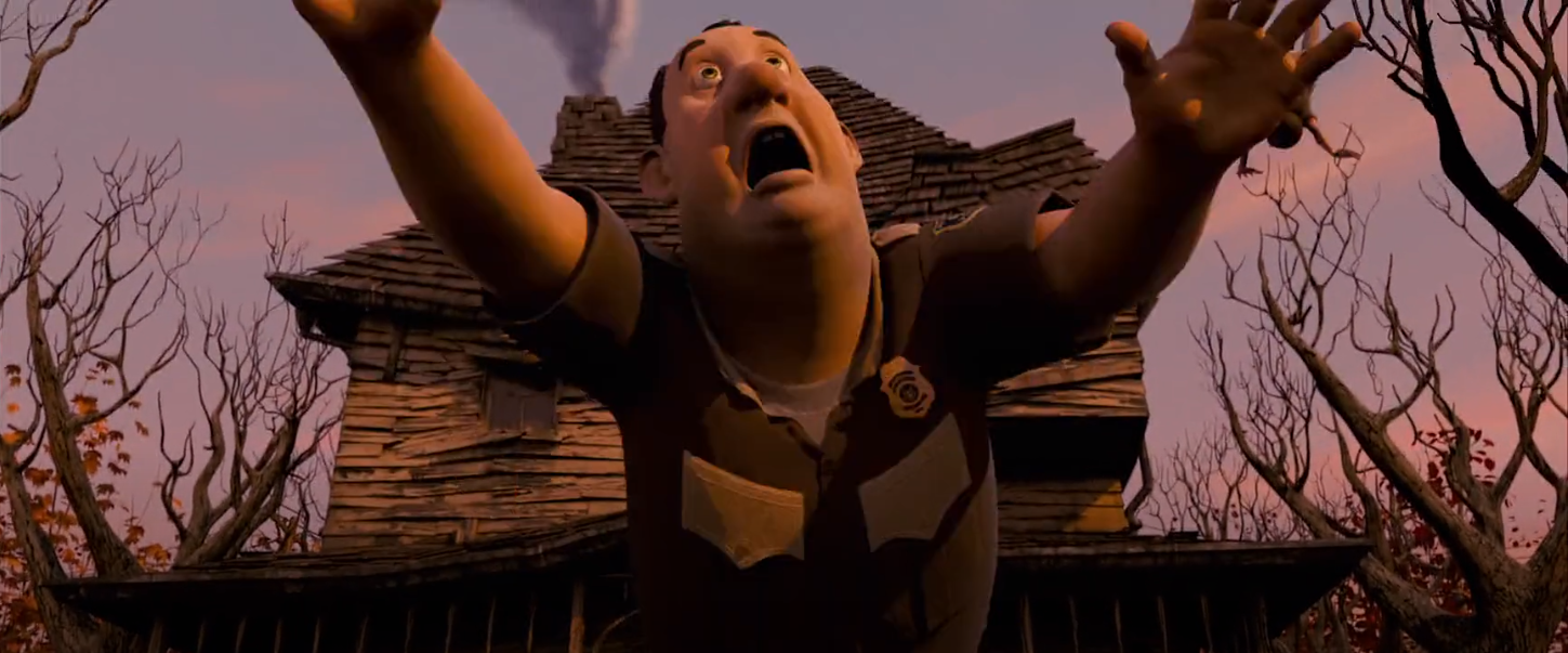 Fantastinis kompiuterinės animacijos antgamtinės komedijos filmas Namas monstras - Monster House