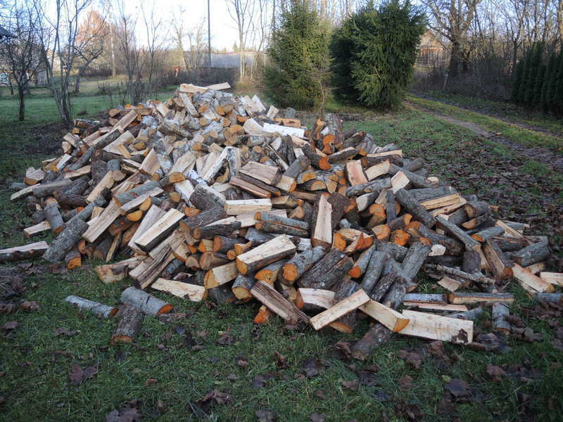 Skaldytos alksninės ir beržinės malkos